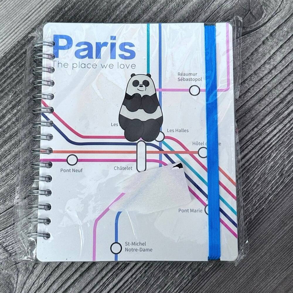 we bare bears miniso mini notebook never opened